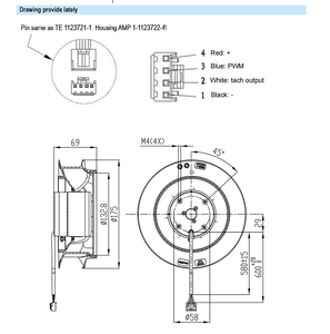 Ebm-papst R1G175-RC02-11 EC Compact Centrifugal Fan Backward Curved Blower 48V IP44 OEM for HVAC Ventilation Systems - Product Image 4