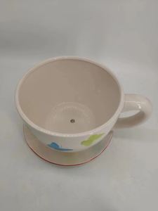 Maceta de cerámica creativa moderna, plato para taza de café, maceta para flores, maceta suculenta, contenedor de cerámica para plantas de jardín - Product Image 2