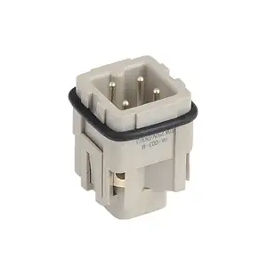 Wzumer Ha 3 Pin Ha003 Zware Industriële Connector Mannelijke Inzetstukken Ha-003 3pin