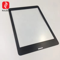 Kaca Tempered Bening 0.4mm-4mm Khusus untuk Jendela Layar LCD Lapisan AR/AF Penggunaan Rumah Sakit Industri Kekuatan Tinggi 95%