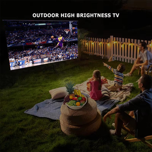 Téléviseur Intelligent d'Extérieur 4K UHD de 75 <span class=keywords><strong>Pouces</strong></span>, 4000 Nits, Lisible au Soleil, Écran LCD Étanche avec Télécommande à Assistant Vocal pour Centre Commercial - Product Image 6