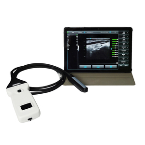Échographe vétérinaire numérique GF-CProbe-5LP, machine à ultrasons noir et blanc, moniteur LCD haute résolution, batterie rechargeable pour - Product Image 1