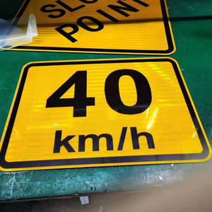 Panel compuesto de aluminio de tamaño personalizado, señales de tráfico reflectantes ACP para señalización de advertencia de seguridad vial - Product Image 4