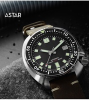 Pour une petite commande 30atm en acier inoxydable plongée plongeur mécanique automatique montre homme 1 pièces peut être expédié 50 pièces peut être logo personnalisé