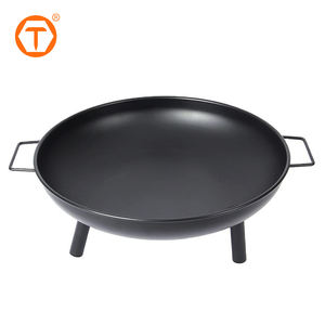 Camping Cour BBQ Extérieur Brûleur à bûches Brasier Extérieur Patio Heater Fire Pits Bowl Round Firepit for Bonfire Picnic - Product Image 1