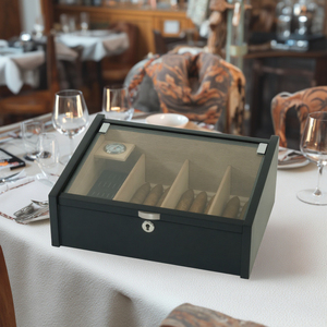 Humidor à cigares en bois fait main Sonny 2026 avec couvercle en verre acrylique de qualité supérieure pour salon de cigares - Product Image 5