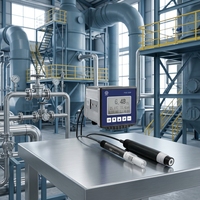 Analyseur de pH industriel 4-20 mA RS485 en ligne, test de qualité de l'eau WTP, fonctionnalités ORP/EC/TDS/Salinité, OEM/ODM, pH-mètre industriel