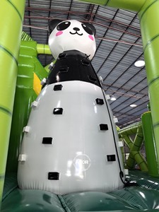 <span class=keywords><strong>Château</strong></span> gonflable pour enfants sur le thème du panda, parc d'attractions, avec toboggan et parc d'escalade - Product Image 6