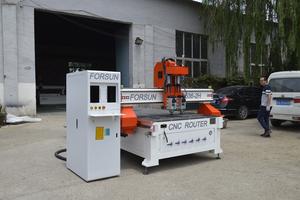 Forsun Китай <span class=keywords><strong>2</strong></span> головки <span class=keywords><strong>3</strong></span> оси cnc маршрутизации машина используется для древесины - Product Image 2