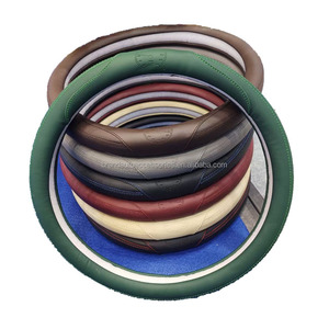 Fourniture d'usine directement couverture de volant de voiture chauffante en cuir PU PVC - Product Image 5