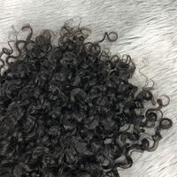 Lagee — Extensions de cheveux indiens naturels, non traités, cheveux humains bouclés à la kératine