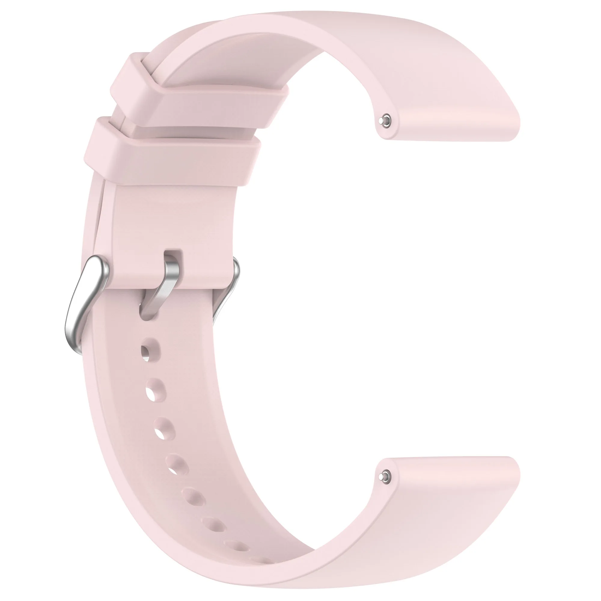 Jiaming Replacement Silicone Strap for Smartwatch 22mm/20mm Band Width Pin Buckle Sport Watch Band
