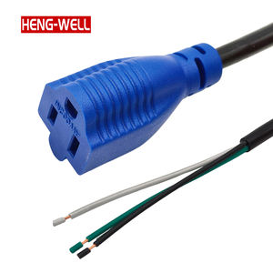 Para UL Listed USA <span class=keywords><strong>16</strong></span> <span class=keywords><strong>AWG</strong></span> NEMA 5-15R <span class=keywords><strong>Cable</strong></span> de fuente de alimentación 13 Amps <span class=keywords><strong>Cable</strong></span> de extensión de extremo abierto para oficina/hogar para uso en computadora - Product Image 3