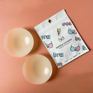 Couvre-mamelon adhésif collant Silicone mamelon Pasties couvre-mamelon pâteux réutilisables pour les femmes - Product Image 5