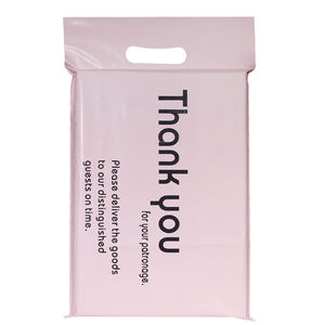 Petits sacs quantité minimale de commande courrier personnalisés poignée poly rose sac postal sacs d'emballage de <span class=keywords><strong>transport</strong></span> personnalisés pour les petites entreprises - Product Image 2