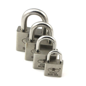 Candado Xin Jieliang de Acero Inoxidable 304 Cromado, Rectangular, de Una Sola Palanca, para Seguridad de Almacenes - Product Image 2