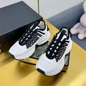 Zapatillas deportivas de diseñador con suela gruesa, estilo retro, con cordones, puntera cerrada, transpirables, con parte superior de malla, de lujo, informales y a la moda. - Product Image 2