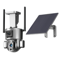 Y5 Solar-Powered 4K Outdoor AI PTZ Battery Security Camera With 4G Mobile Dual-Lens and 9W Solar Panel