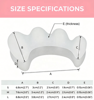 Entretoises orthopédiques en gel de silicone à trois trous pour orteils superposés, soulagement de la friction, alignement des pieds en silicone, vente en gros