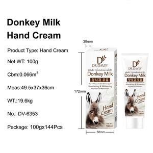 Label privé Crème pour les mains nourrissante et nettoyante en profondeur Soins de la peau Crème pour les mains <span class=keywords><strong>au</strong></span> <span class=keywords><strong>lait</strong></span> <span class=keywords><strong>d</strong></span>'ânesse hydratante et blanchissante - Product Image 3