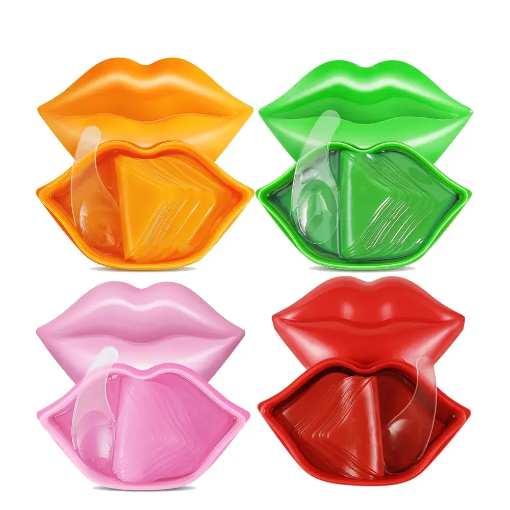 Groothandel Wreedheidvrije Veganistische Lip Plumping Masker Bulk Meervoudig Gearomatiseerd Collageen Hyaluronzuur Lipmasker Voor Lipverzorging