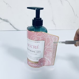 Autocollants en feuille d'or imprimés en couleur personnalisée, autocollants de marque de luxe pour l'emballage de produits de beauté - Product Image 3