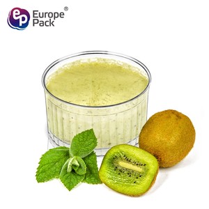 Colorido al por mayor de forma redonda de plástico de 110ml batido Copa pudín/hielo crema - Product Image 5