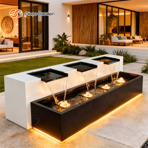 ของตกแต่งสวนภูมิทัศน์ น้ำพุเหล็กชุบสังกะสีทันสมัย - Product Image 3