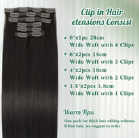 Ekstensi Rambut Tebal Full End Harga Pabrik, Weft Tak Terlihat, Remy Human Hair Double Drawn, Ekstensi Rambut Jepit Lace