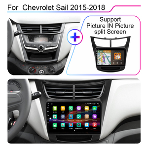 Lehx 8Core 4G + 5G Wifi 2 DIN <span class=keywords><strong>Android</strong></span> Auto Stereo Đài Phát Thanh Xe Hơi Cho Chevrolet Sail 2015- 2019 Carplay GPS Autoradio Xe Máy Nghe Nhạc DVD - Product Image 5