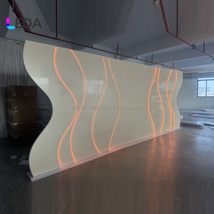 Leda ชุดซุ้มโค้งสำหรับเวทีแต่งงานแบบโค้ง LED ประตูอะคริลิคโค้งแบบเส้นตรงสำหรับจัดงานแต่งงาน - Product Image 6