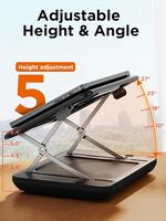 Support ergonomique de plateau de tour: table d'ordinateur portable réglable de nouvelle conception avec le coussin de confort