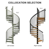 Escalier en colimaçon moderne sur mesure pour appartement |   Escaliers intérieurs en métal robustes pour villa