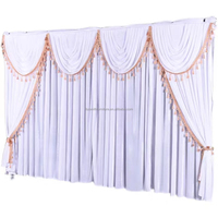 Voile de fenêtre, décoration extérieure pour église, maison, événements, hôtel, rideaux de fond, mariages, draperie de chambre à coucher