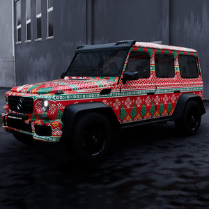 ฟิล์มติดรถยนต์ลายคริสต์มาส WRAPMASTER ขนาด 1.52*20 เมตร ฟิล์มเปลี่ยนสี PET สำหรับตกแต่งรถยนต์ สติ๊กเกอร์ติดรถยนต์ - Product Image 1