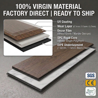 Pisos de Vinilo Híbridos de Alta Calidad, PVC Impermeable, Sistema de Click, Pisos de Vinilo Flotantes, Pisos SPC