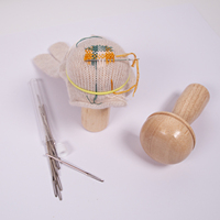 Kit de réparation de point de croix PatchMaker avec aiguilles à tapisserie et fils à coudre pour accessoires de réparation