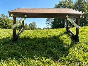Tavolo Portatile Pieghevole in Alluminio per Campeggio, Picnic e Uso Esterno, Minimalista, Utilizzabile anche come Supporto per Laptop - Product Image 2
