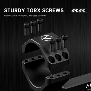 Крепление для тактического прицела AIMPACT TP18 из матового черного алюминиевого сплава, высота 40 мм, водонепроницаемое, быстросъемное (QD), для охоты и соревнований - Product Image 6