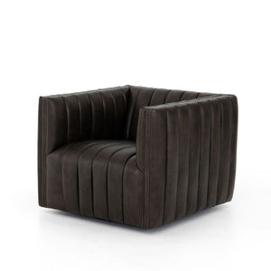 โซฟาหนังห้องนั่งเล่นทันสมัย โซฟาหมุน เก้าอี้โซฟาแบบนั่งเดี่ยว - Product Image 6