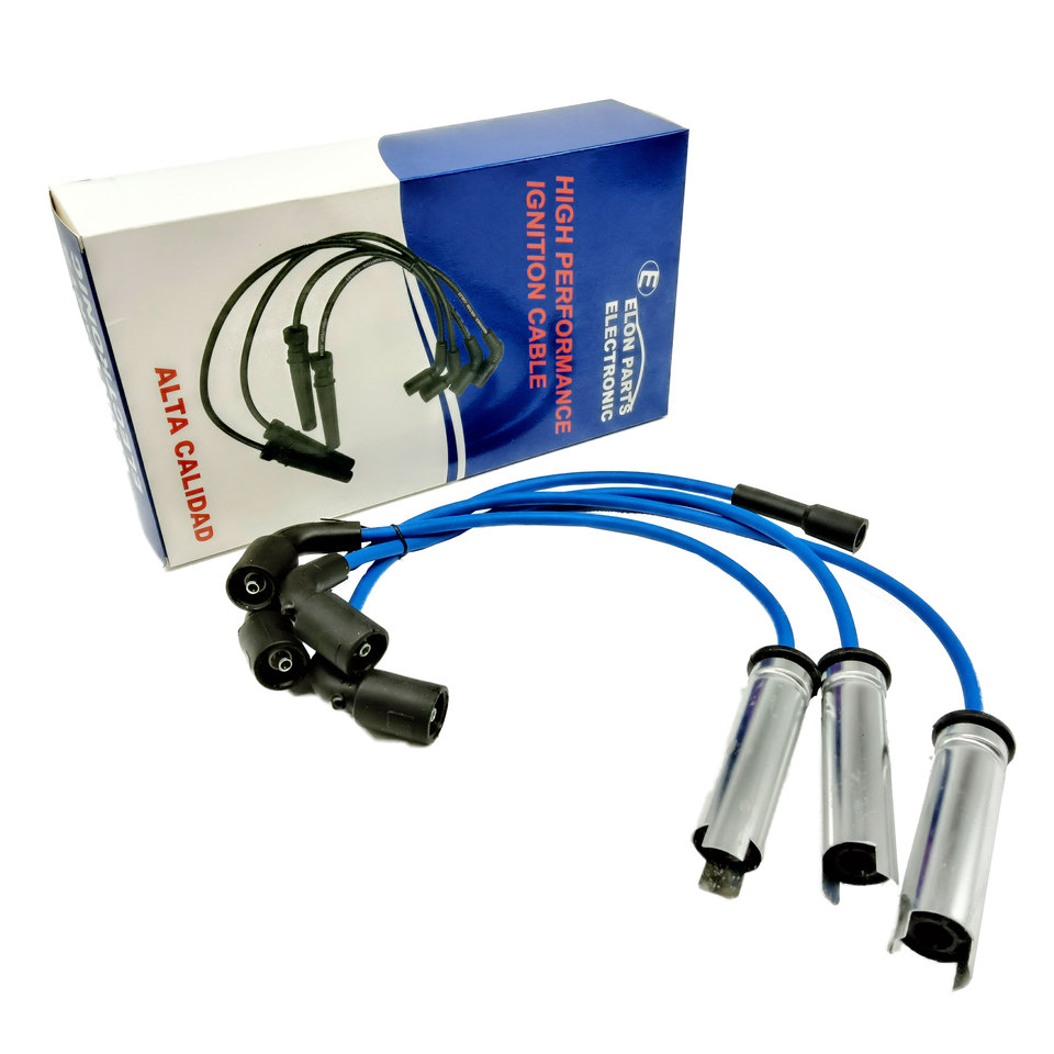 Spark Plug Wire Set Ignition Cable Kit 96305387 For DAEWOO CHEVROLET Kalos Lanos Aveo Cable de encendido