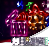 Controlador LED a Todo Color Lededit WS2811 SK6812, Tira de Luces LED Programable y Colorida, 5V/12V, Efecto de Agua Fluyendo, Maratón CM-T