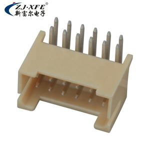 Connecteur fil-carte 2,0 mm, double rangée, à angle droit, à aiguille coudée, à passage traversant, pas de 2,0 mm - Product Image 4