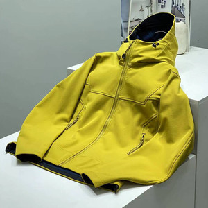 Z31 Softshell Jacket Dark Blue Windproof With Inner Liner Winter Workwear - Product Image 2