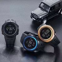 Montre Électronique Militaire de Sport Lumineuse Multifonction LED Digitale pour Homme, Enfant, Adolescent et Étudiant