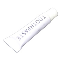 Kit dentaire jetable pour hôtel, emballage en tube d'aluminium, articles de toilette format voyage, en gros pour hôtels, motels, Airbnb
