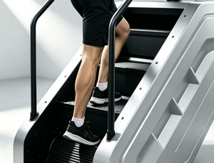 Equipo de Ejercicio Cardiovascular HIIT de Cuerpo Completo con Absorción de Impactos para Escaleras Comerciales, Color Blanco - Product Image 5