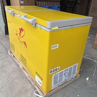 Congélateur horizontal de grande capacité 420L pour usage domestique et commercial, réfrigérateur-congélateur pour la conservation des aliments