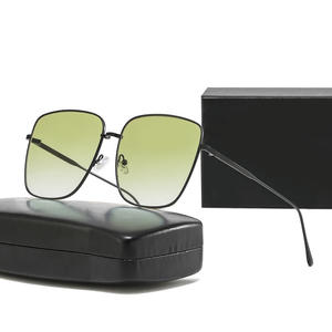 Lunettes de soleil Gm unisexes en métal, verres polarisés PC UV400, type 3, protection solaire, monture argentée et noire, emballage en boîte, numéro de pièce 223 - Product Image 2