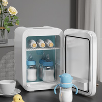 Mini-réfrigérateur de beauté 20L avec porte en verre et contrôle de température pour le stockage professionnel des cosmétiques